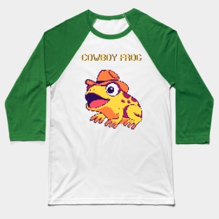 Cowboy Frog Baseball T-Shirt